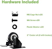 NavePoint 4ft 22U 4-Post Network Server Rack — image 7