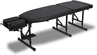 Royal Massage Sheffield 160 Elite Professional Portable Chiropractic Table - Charcoal — image 1