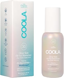 COOLA Clear Skin Oil-Free Moisturizer SPF 30, 1.1oz Review