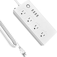 XENON ZigBee Power Strip Surge Protector with USB-C, 4 Outlets — image 1