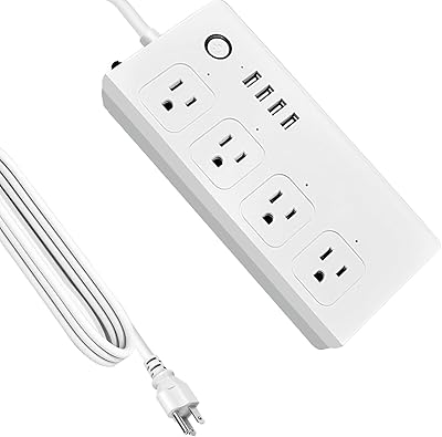 XENON ZigBee Power Strip Surge Protector with USB-C, 4 Outlets