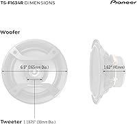 Pioneer TS-F1634R 6.5″ 2-Way Car Speakers — image 6