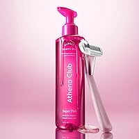 Athena Club Women's Razor Shave Kit, Rose Handle + 6 Blade Refills + Super Pink Glossy Shave Oil — image 7