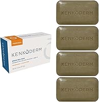 Kenkoderm Psoriasis Dead Sea Mud Soap with Argan Oil & Shea Butter, 4 Bars — image 1