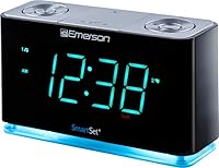 Emerson ER100301 Smartset Alarm Clock Radio with Bluetooth and USB Charging — image 3