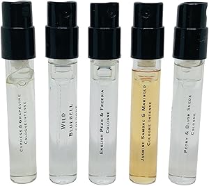 Jo Malone London Fragrance Sample Set 5 Vials 0.05oz Each Review
