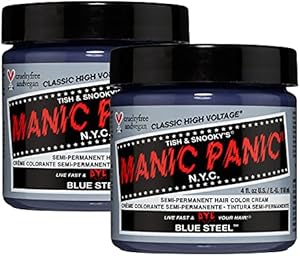 MANIC PANIC Classic Blue Steel Hair Color 4oz 2pk Review