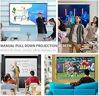 CUETHOU 100-inch 16:9 Auto Locking Projector Screen — image 6