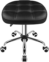 FURWOO Oval Rolling Stool Height Adjustable Massage Chair with Wheels for Spa Salon — image 1