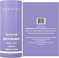 New Miuz Magnesium Lavender Vanilla Luxury Fizzing Bath Bombs — image 7