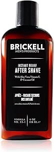 Brickell Men's Instant Relief Aftershave, 4oz Review