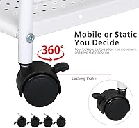 Topeakmart 3-Tier Salon Trolley Cart — image 6