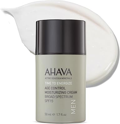 AHAVA Men's Age Control Moisturizing Cream SPF 15, 1.7 Fl.Oz