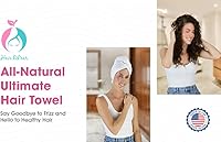 Hair RePear Anti Frizz Cotton Hair Towel Wrap 21″ x 44″ — image 8