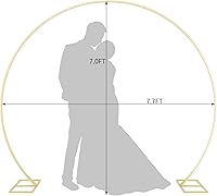 Gawicpy 7.7FT Round Backdrop Stand Arch Frame — image 2