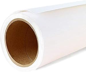 Yizhily Seamless Photography Background Paper Roll, Arctic White, 82″ x 16′