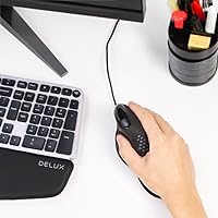 DeLUX Seeker M618XSU Wired Ergonomic Vertical Mouse — image 7