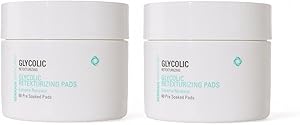 Serious Skincare Glycolic Acid Resurfacing Face Pads, 2 Pack (120 Pads)