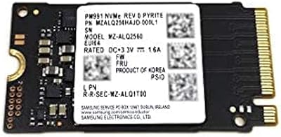 Samsung PM991 256GB NVMe M.2 SSD