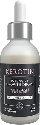 Kerotin Hair Growth Serum with Castor Oil, 3.21oz