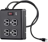 Monoprice Heavy Duty Metal Surge Protector 4-Outlet Power Strip — image 3