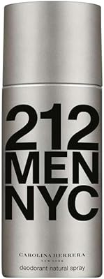 Carolina Herrera 212 Men Deodorant Spray, 5.1 oz