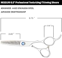 MISSUM 6.5″ Professional Texturizing Scissors — image 2