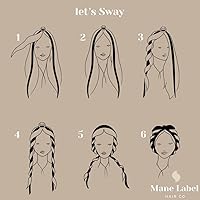 Mane Label Hair Co. Sway Heatless Curling Ribbon Wrap (Black) — image 4