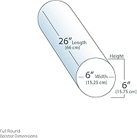 Earthlite Bolster Pillow Full Round – 100% PU Upholstery — image 5