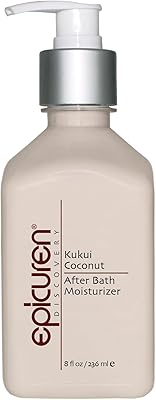 Epicuren Discovery After Bath Body Moisturizer, Kukui Coconut 8oz