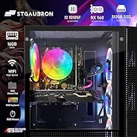 STGAubron Gaming PC Desktop, Intel Core i3-10105F, Radeon RX 560 4G, 16GB RAM, 512GB SSD — image 3
