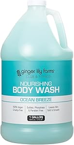 Ginger Lily Farms Club & Fitness Nourishing Body Wash, Ocean Breeze Scent, 1 Gallon Review