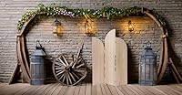 Hobby Lobby 3-Panel Wooden Arch Backdrop Stand — image 9