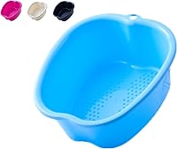AWEIR Large Plastic Foot Soaking Tub with Built-In Massager, Blue — image 7