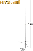 HYS Pre-Tuned Fiberglass Base Station Antenna 144/430MHz — image 2