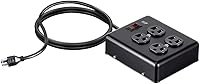 Monoprice Heavy Duty Metal Surge Protector 4-Outlet Power Strip — image 2