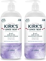 Kirk's 3-in-1 Head to Toe Nourishing Liquid Cleanser, Lavender & Vanilla, 32 Fl Oz - 2 Pack — image 1
