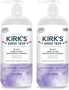 Kirk's 3-in-1 Head to Toe Nourishing Liquid Cleanser, Lavender & Vanilla, 32 Fl Oz - 2 Pack Review