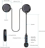 JZAQ BT40 Motorcycle Helmet Bluetooth Headset — image 7