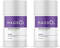 MAGSOL Natural Deodorant for Men & Women (2 Pack) - Lavender — image 1