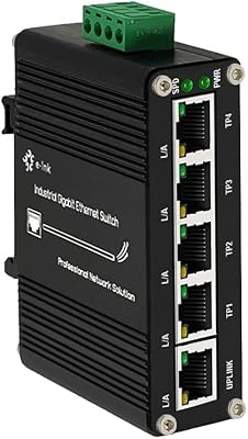 Steloproad Mini Industrial 5-Port Gigabit Ethernet Switch
