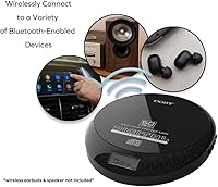 Coby Portable Bluetooth CD Player CD201BK — image 2
