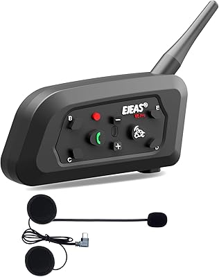 EJEAS V6 Motorcycle Bluetooth Headset
