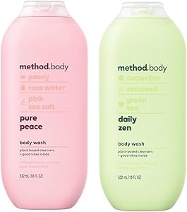 Method Body Wash Variety - Daily Zen & Pure Peace, 18oz Each Review