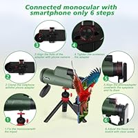 Pankoo 12x50 HD Monocular Telescope — image 7