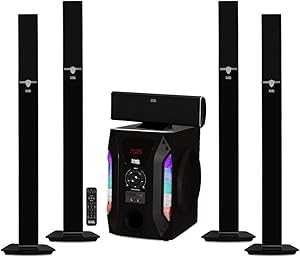 Acoustic Audio AAT1003 Bluetooth 5.1 Home Theater Speaker System Review