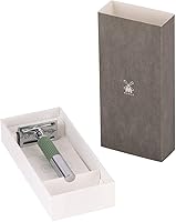 MÜHLE NEO Safety Razor with Sage Green Silicone Grip — image 3