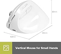DeLUX M618mini Wireless Vertical Mouse — image 7