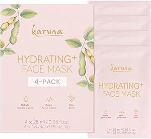 Karuna Hydrating+ Sheet Masks, 4 Sheets