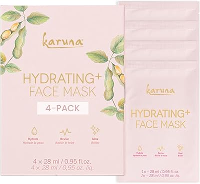 Karuna Hydrating+ Sheet Masks, 4 Sheets